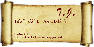 Török Jonatán névjegykártya
